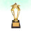 Golden Trophy with Plastic Base 23.5 cm 4