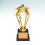Golden Trophy with Plastic Base 23.5 cm 6