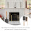Fireplace Cleaning Set Metal Ash Dustpan Broom Scoop Scraper 7