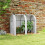 94 x 185cm Mini Two-Room Greenhouse - White 3