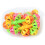Bell Bird Toy Plastic Dual Ball Interactive Toy for Parrot 4