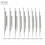 Tizuqe Stainless Steel Interchangeable Knitting Needle Set 6
