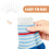 Unbranded clothing button tags with glue and needle, 10000 3