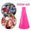 Plastic Party Megaphone Cheerful Events 5 Pieces 8