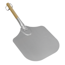 Dellonda Stainless Steel Pizza Paddle with Wooden Handle