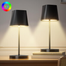 Wireless LED Touch Table Lamps for Desk, Set of 2, 24.5 cm — led table lamp, night light, desk lighting, touch lamp