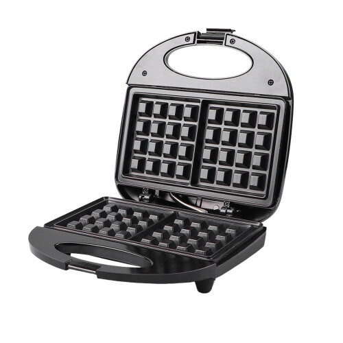 Mini Bread and Sandwich Maker 750W Non-Stick Compact Black
