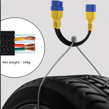 30cm 40cm 16-Pins Auto OBD-Verlengkabel OBD-Connectoradapter Verlengsnoer OBD2 Flexibele Zwanenhals OBDII-Kabel A2