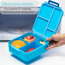 Children'S Packed Bento Lunch Box Portable ,Food Storage Taper Containers with Toppers Jar Lunchbox Kids School