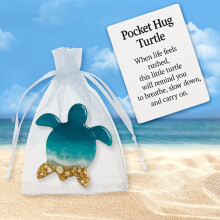 Pocket Hug Mini Acrylic Animal with Card and Organza Bag