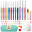 Crochet Hooks Set Ergonomic Handles 12-Piece 1