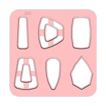 Clay Cutting Template for Sculpture and Pottery 1pc