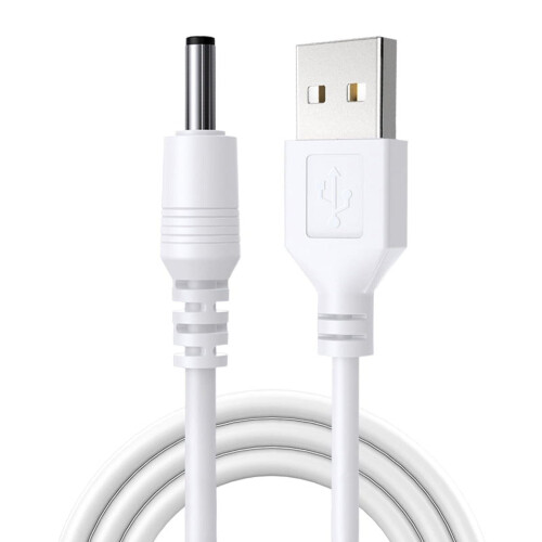 USB to DC Barrel Jack Power Cable 3.5 x 1.35 mm