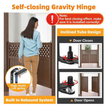 Cafe Door Hinges Swinging Door Hardware Saloon Door Hinges for Swinging Door Hinges Hardware for Swinging Black