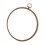 8.3 inch round bamboo-style embroidery hoop 1