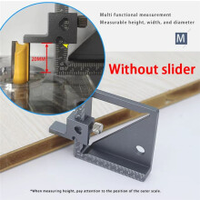 Hoogtemeter Diepte Aluminiumlegering DIY Houtbewerking Tafelzaag Hoogtemeter