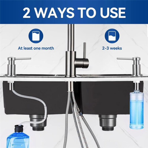 Kitchen Sink Soap Dispenser Built in, Replacement Sink Dispenser Pump Dish Soap Dispenser