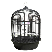 Portable Round Bird Cage for Small Birds 18-inch