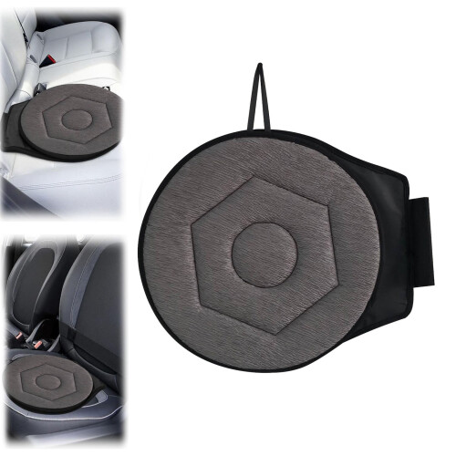 Car Seat Cushion for Elderly Foam 4D Swivel Support 1