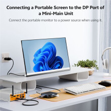 DP Naar Type-C-Converter met Vrouwelijke Poort en Hoge Definitie Desktop voor Externe AR-Brillen en Draagbare Schermen van Host