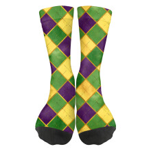 Willtoo Carnival Compression Socks Women Watercolor Polka