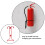 Fire Extinguisher Bracket Wall Mount Iron 3