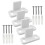 Barn Door Guide Floor Plastic 4 Sets 3