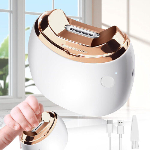 Electric Nail Trimmer with LED Light 2-Speed Phite 1