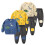 Toddler Boys Sweatsuit Set Cartoon Print Pullover and Knee 1