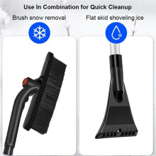 Car Snow Shovel Extendable Ice Scraper Snow Brush Detachable Windshield Snow Remove Broom Winter Auto Cleaner Tool