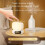 Atmosphere Night Light Speaker LED Alarm Clock Function for Room and Bedroom Atmosphere Night Light MusicSound 6