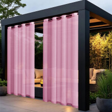 Sheer Voile Curtains for Living Room Bedroom Windows 1 Pair