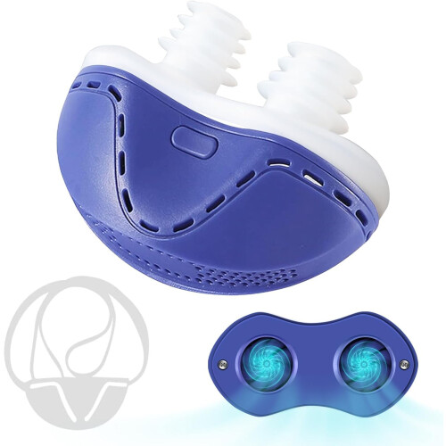 Anti Snoring Device Rechargeable Blue Mini