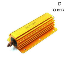 Resistor Metal Housed 1-8 Ohm 100x52x29mm 4 Tube Aluminum