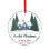 Personalized Glass Christmas Ornament for Newlyweds 1