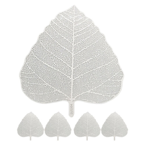 Leaf-Shaped Tea Infuser 304 Stainless Steel 5 Pcs