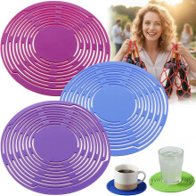 Mesh Coasters Heat-Resistant Non-Slip 3-Pc
