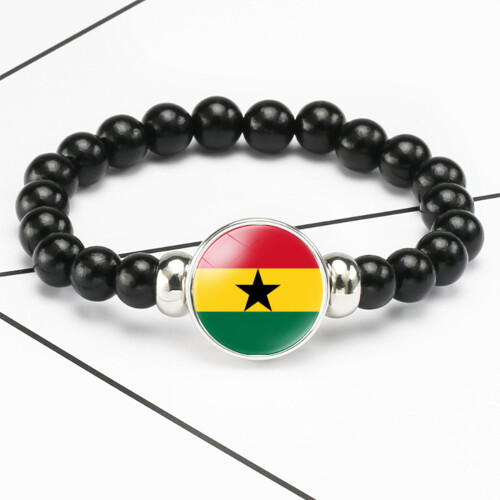 Beaded Bracelet Acrylic Africa Countries