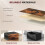 Chest of Five Fabric Drawers - Rustic Brown 8