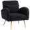 Teddy Fleece Accent Chair - Black 1