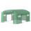 13 x 9.8ft Walk-In Polytunnel Greenhouse - Green 2