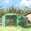13 x 9.8ft Walk-In Polytunnel Greenhouse - Green 4