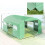 13 x 9.8ft Walk-In Polytunnel Greenhouse - Green 5