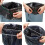 Trash Can Bands Set of 6 Blue Elastic Rubber Bands for 6