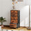 Chest of Five Fabric Drawers - Rustic Brown 3
