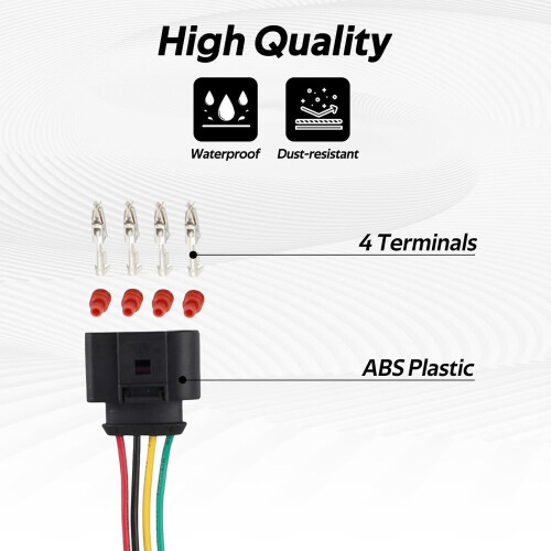 Ignition Coil Connector Pigtail Wire Harness for Audi VW 1