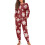Women's Snowflake Print Pajama Set Soft 2-Piece Lounge Set 3