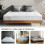 Butterfly Rose Printed Bed Sheet Set Light Beige 4