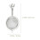 Tea Strainer Portable Mesh Colander 2 pcs Silver 2