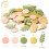 Grobro7 Round Leaf Confetti Set for Baby Shower Wedding 2